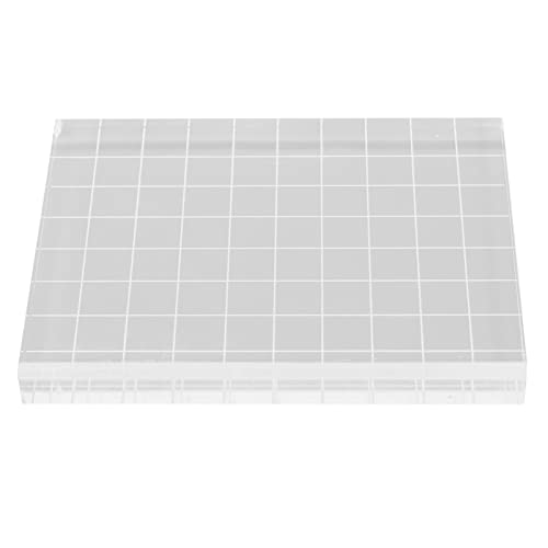 Löschen Sie Acrylstempelblock gerundet SmoothlyCards Notebooks zum Stempeln von Loboo Idea