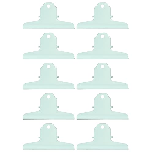 Metal Clip Strong Spring Clamping Force Prevention Paper Clamps Sky Blue for Office von Loboo Idea