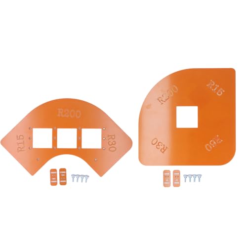 Radius Jig Router Templates SetEasy Installation Woodworking Tools for Efficient Cuttings von Loboo Idea