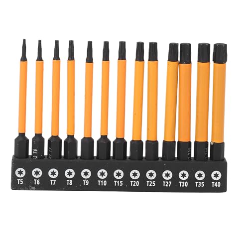 LOCADENCE 13pcs 75mm Sternenbits, T5 T6 T7 T8 T1. T10 T15 T20 T25 T27 T30 T35 T40 Hex -Bit, Impact Treiber Bit Set, S2 -Leichtmetallstahl 1/4 Zoll Hex Shank -Schraubendrehbit Set LOCADENCE 13pcs 75mm Sternenbits, T5 T6 T7 T8 T1. T10 T15 T20 T25 T27 T30 T35 T40 Hex -Bit, Impact Treiber Bit Set, S2 -Leichtmetallstahl 1/4 Zoll Hex Shank -Schraubendrehbit Set von Locadence
