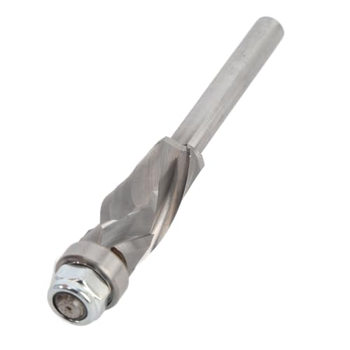 LOCADENCE bush trid router bit, 1/4in -Schaft 1/2 -Zoll -Schnittdurchmesser Bodenlager Flush geschnittene Router Bit, 1 Zoll geschnittene Spiralspiralspüsch -Trimm -Router Bit von Locadence