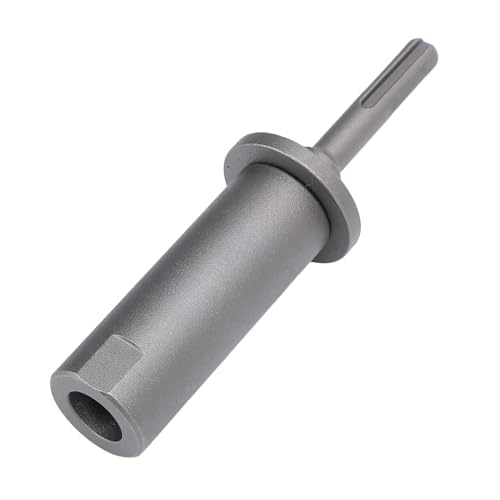 Locadenz 4 Slot Round Shank Post -Treiber, T -Post -Treiber -Befestigung, abnehmbarer Zaunzelt Installationstreiber Hammerbohransatz für gemahlene Stangenstabstabstab (20 mm) von Locadence