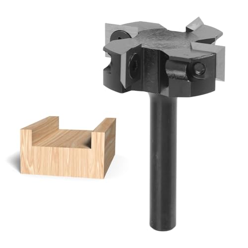 Locadenzotzarboard Outfacing Router Bit, 8mm Schaft 4 Flöte Holzfräsenschneider PLANER Holzbearbeitungswerkzeug, zementiertes Carbid -Plattenabflachungs -Router Bit für Weichholz Locadenzotzarboard Outfacing Router Bit, 8mm Schaft 4 Flöte Holzfräsenschneider PLANER Holzbearbeitungswerkzeug, zementiertes Carbid -Plattenabflachungs -Router Bit für Weichholz von Locadence