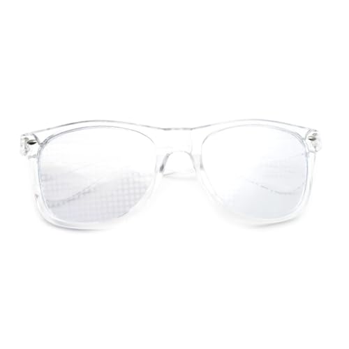 Lodoot Love Effects Brille Uhr Lichter ändern Herz Beugung Brille bei Nacht Liebe Lichter Uni Weihnachten Liebe Effekt Optischer Spiegel von Lodoot