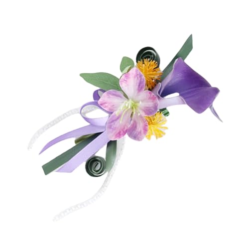 Lodoot Realistische Blüten-Boutonniere, multifunktionale Ansteckblumen, realistische Seidenbrustblume für Braut, Bräutigam, Hochzeitszubehör, elegantes Blumen-Accessoire Lodoot Realistische Blüten-Boutonniere, multifunktionale Ansteckblumen, realistische Seidenbrustblume für Braut, Bräutigam, Hochzeitszubehör, elegantes Blumen-Accessoire von Lodoot