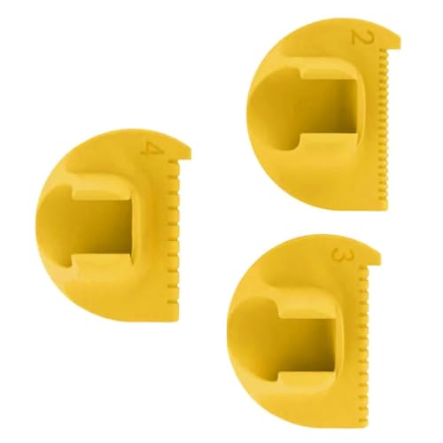 Nähschablonen-Set in verschiedenen Größen, stabile Nähhilfe für Zuhause, Basteln, Nähschablonen-Set, 3 Stück von Lodoot