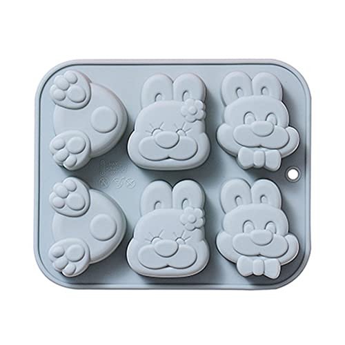 Silikonform mit 6 Mulden, Kuchendekoration, Fondant, Schokolade, Kekse, Kuchenformen zum Backen für Dekorationen, Dekorationen, Gebäckformen, Epoxidharz Silikonform mit 6 Mulden, Kuchendekoration, Fondant, Schokolade, Kekse, Kuchenformen zum Backen für Dekorationen, Dekorationen, Gebäckformen, Epoxidharz von Lodoot