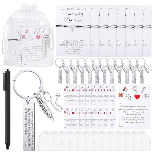 Loetere 25 Set Krankenschwesterwoche Geschenke Bulk 25 Stethoskop Rn Armbänder Inspirierende Karten Armbänder 25 Motivierende Krankenschwester Schlüsselanhänger Bulk 25 Geschenkkarten 25 Organzabeutel Loetere 25 Set Krankenschwesterwoche Geschenke Bulk 25 Stethoskop Rn Armbänder Inspirierende Karten Armbänder 25 Motivierende Krankenschwester Schlüsselanhänger Bulk 25 Geschenkkarten 25 Organzabeutel von Loetere