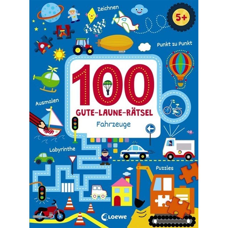100 Gute-Laune-Rätsel - Fahrzeuge, Kartoniert (TB) von Loewe Verlag