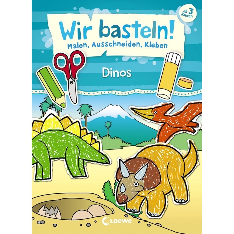 Wir Basteln! - Dinos - Norbert Pautner, Kartoniert (TB) von Loewe