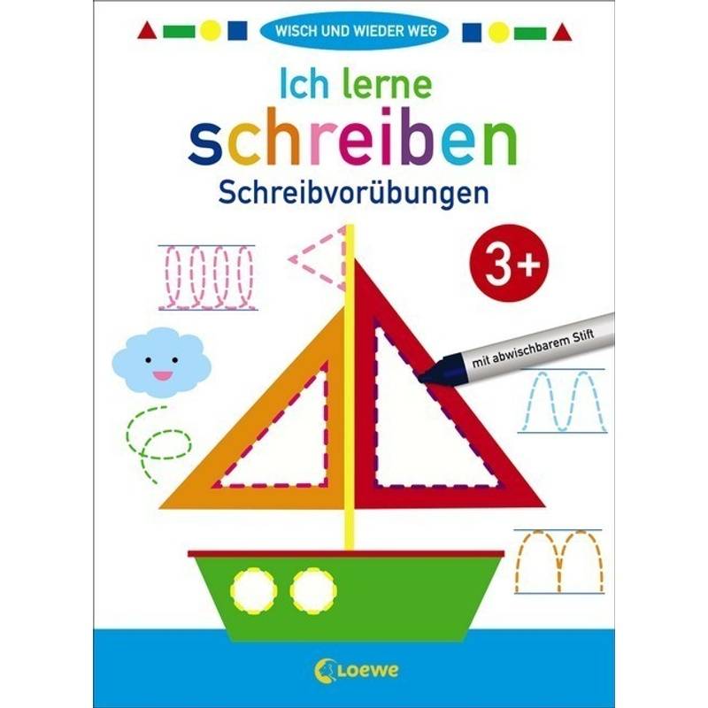 Wisch Und Wieder Weg - Ich Lerne Schreiben - Schreibvorübungen, Kartoniert (TB) von Loewe Verlag