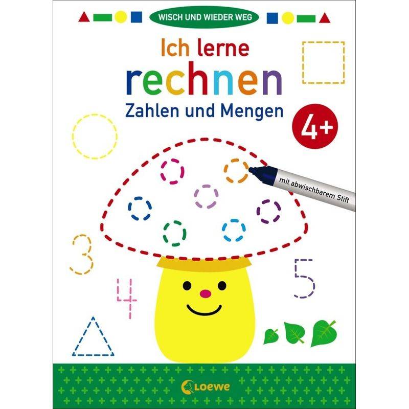 Wisch Und Wieder Weg - Ich Lerne Rechnen 4+, Kartoniert (TB) von Loewe Verlag