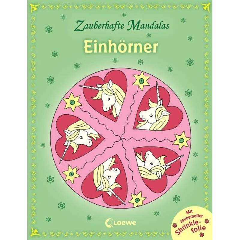 Zauberhafte Mandalas - Einhörner; ., Kartoniert (TB) von Loewe Verlag