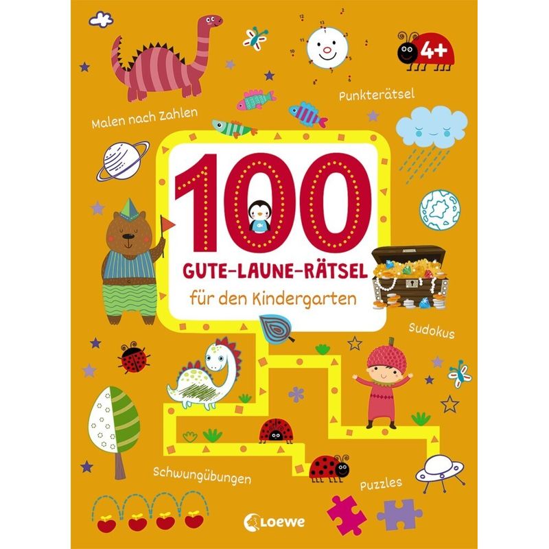 100 Gute-Laune-Rätsel / 100 Gute-Laune-Rätsel Für Den Kindergarten, Kartoniert (TB) von Loewe