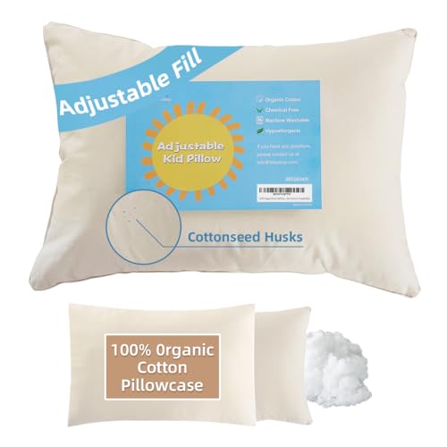 LOFE Kissen in Standardgröße mit Kissenbezug, natürliche Bio-Baumwolle, mit Reißverschluss, verstellbar, 50 x 66 cm, waschbar und hypoallergen LOFE Kissen in Standardgröße mit Kissenbezug, natürliche Bio-Baumwolle, mit Reißverschluss, verstellbar, 50 x 66 cm, waschbar und hypoallergen von Lofe