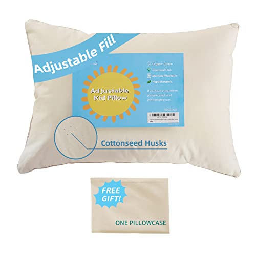 Lofe Kissen in Standardgröße mit Kissenbezug, natürliche Bio-Baumwolle, mit Reißverschluss, verstellbar, 50 x 66 cm, waschbar und hypoallergen Lofe Kissen in Standardgröße mit Kissenbezug, natürliche Bio-Baumwolle, mit Reißverschluss, verstellbar, 50 x 66 cm, waschbar und hypoallergen von Lofe