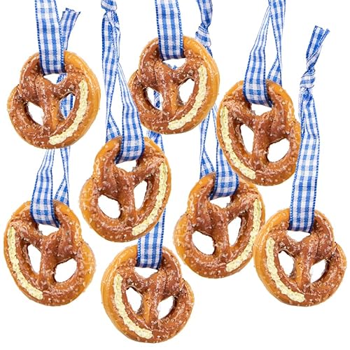 Brezel-Anhänger, 8er Set: Mini Oktoberfest-Anhänger, Bayern Deko zum Aufhängen, Bayerische Dekoration für Oktoberfest, Volksfest & Geburtstag, Wiesn Tischdeko Brezeln, Party Give-Aways, Dekoset, 4 cm Brezel-Anhänger, 8er Set: Mini Oktoberfest-Anhänger, Bayern Deko zum Aufhängen, Bayerische Dekoration für Oktoberfest, Volksfest & Geburtstag, Wiesn Tischdeko Brezeln, Party Give-Aways, Dekoset, 4 cm von Logbuch-Verlag
