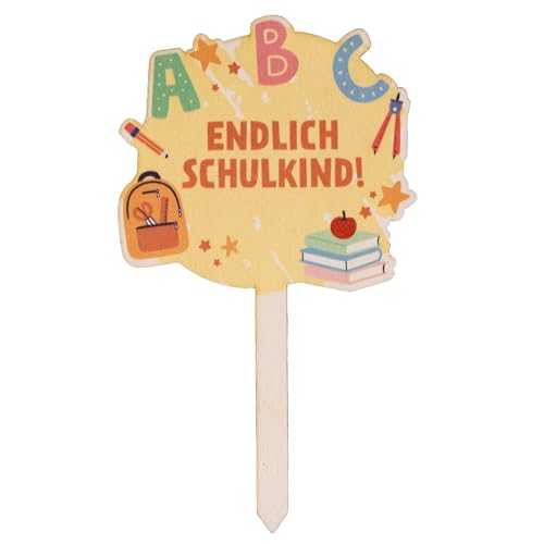 Logbuch-Verlag 1. Klasse Schulanfang Schulkind Kuchenstecker Torten Stecker erster Schultag aus Holz 10 x 18 cm Logbuch-Verlag 1. Klasse Schulanfang Schulkind Kuchenstecker Torten Stecker erster Schultag aus Holz 10 x 18 cm von Logbuch-Verlag