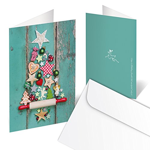 Logbuch-Verlag 10 Weihnachtskarten blanko ohne Text MIT Kuvert neutral Geschäftskunden BAUM GRÜN rot Klappkarte Doppelkarte Firmen Kunden Fotomotiv Logbuch-Verlag 10 Weihnachtskarten blanko ohne Text MIT Kuvert neutral Geschäftskunden BAUM GRÜN rot Klappkarte Doppelkarte Firmen Kunden Fotomotiv von Logbuch-Verlag