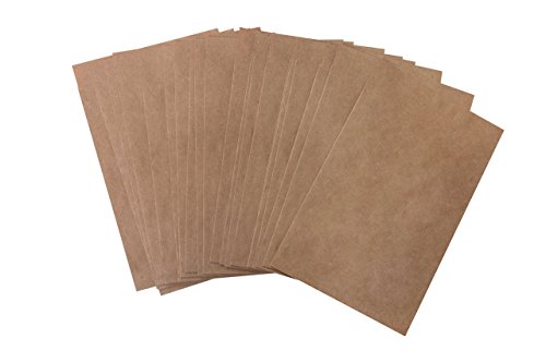 Logbuch-Verlag 100 kleine Kraftpapier Tüten braun 13 x 18 cm Papiertüten Papier Flachbeutel zum Basteln & Verpacken von Logbuch-Verlag