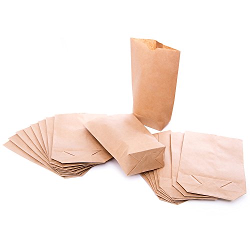 Logbuch-Verlag 100 kleine braune Papierbeutel Kraftpapier Tüten Papier Beutel Geschenktüte Verpackung Papiertüte zum Befüllen 14 x 22 x 5,5 cm Logbuch-Verlag 100 kleine braune Papierbeutel Kraftpapier Tüten Papier Beutel Geschenktüte Verpackung Papiertüte zum Befüllen 14 x 22 x 5,5 cm von Logbuch-Verlag