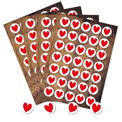 Logbuch-Verlag 140 rote Herzaufkleber Aufkleber Hochzeit Geburtstag Weihnachtssticker 3,2 cm Logbuch-Verlag 140 rote Herzaufkleber Aufkleber Hochzeit Geburtstag Weihnachtssticker 3,2 cm von Logbuch-Verlag