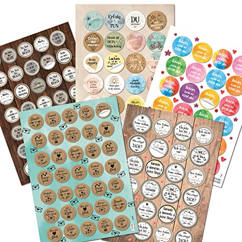 Logbuch-Verlag 142 Aufkleber Set Sticker Sprüche Geburtstag Liebe Freunde Karten Etiketten für Geschenke 3,2 und 4 cm Logbuch-Verlag 142 Aufkleber Set Sticker Sprüche Geburtstag Liebe Freunde Karten Etiketten für Geschenke 3,2 und 4 cm von Logbuch-Verlag