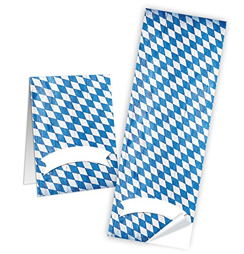 Logbuch-Verlag 25 bayerische Aufkleber Namensaufkleber Bayern Deko blau weiß kariert Sticker zum Beschriften 5 x 14,8 cm Logbuch-Verlag 25 bayerische Aufkleber Namensaufkleber Bayern Deko blau weiß kariert Sticker zum Beschriften 5 x 14,8 cm von Logbuch-Verlag