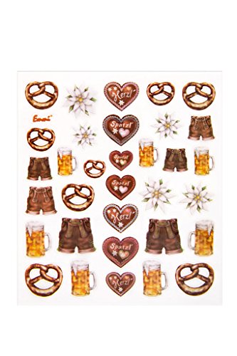 Logbuch-Verlag 30 Sticker bayerische Deko basteln Dekorieren Bier Breze Tracht Bayern Aufkleber Oktoberfest Wiesn Souvenir Logbuch-Verlag 30 Sticker bayerische Deko basteln Dekorieren Bier Breze Tracht Bayern Aufkleber Oktoberfest Wiesn Souvenir von Logbuch-Verlag