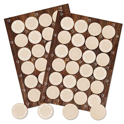 Logbuch-Verlag 48 beige natur Aufkleber leer blanko zum Beschriften Etiketten neutral rund 4 cm Weihnachtsaufkleber Logbuch-Verlag 48 beige natur Aufkleber leer blanko zum Beschriften Etiketten neutral rund 4 cm Weihnachtsaufkleber von Logbuch-Verlag