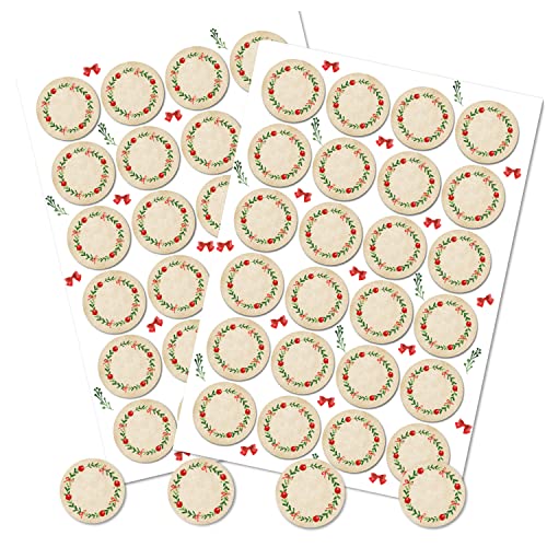 Logbuch-Verlag 48 weihnachtliche Geschenkaufkleber Ø 4 cm zum Beschriften - Namen Marmeladen Etiketten Geschenke Weihnachten Logbuch-Verlag 48 weihnachtliche Geschenkaufkleber Ø 4 cm zum Beschriften - Namen Marmeladen Etiketten Geschenke Weihnachten von Logbuch-Verlag