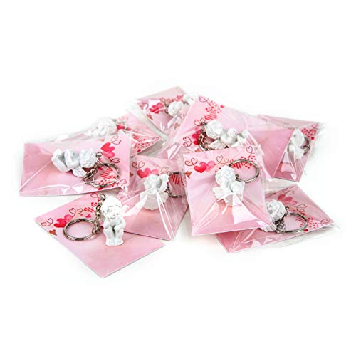 Logbuch-Verlag 50 kleine Schutzengel Give-Away pink Herz weiß Engel-Anhänger Schlüsselanhänger Gastgeschenk Taufe Kommunion Firmung Hochzeit + Mini-Karte rosa 8,5 x 5,5 cm Logbuch-Verlag 50 kleine Schutzengel Give-Away pink Herz weiß Engel-Anhänger Schlüsselanhänger Gastgeschenk Taufe Kommunion Firmung Hochzeit + Mini-Karte rosa 8,5 x 5,5 cm von Logbuch-Verlag