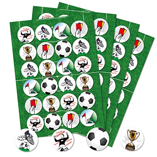 Logbuch-Verlag 96 Fußball Aufkleber EM WM Sticker Fußball-Motive selbstklebend Tor Ball Pokal Deko Kinder Geburtstag Europameisterschaft Bastelbedarf Logbuch-Verlag 96 Fußball Aufkleber EM WM Sticker Fußball-Motive selbstklebend Tor Ball Pokal Deko Kinder Geburtstag Europameisterschaft Bastelbedarf von Logbuch-Verlag