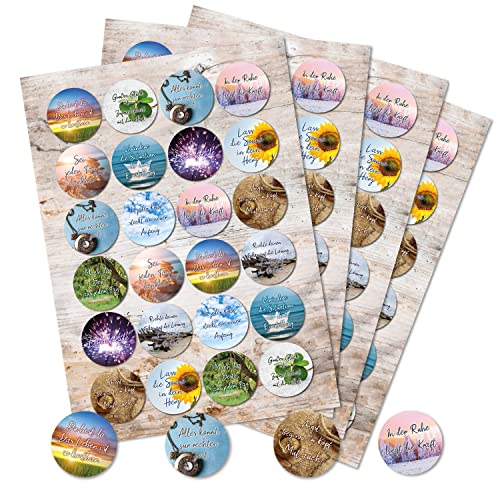 Logbuch-Verlag 96 Sprüche Geburtstag Aufkleber Glück Freude Herz Liebe Freude Dankbarkeit Achtsamkeit rund 4 cm Fotomotive Logbuch-Verlag 96 Sprüche Geburtstag Aufkleber Glück Freude Herz Liebe Freude Dankbarkeit Achtsamkeit rund 4 cm Fotomotive von Logbuch-Verlag