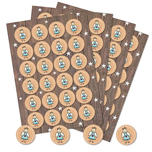 Logbuch-Verlag 96 runde Schutzengel Engel Aufkleber Sticker für Kinder und Erwachsene Weihnachten Deko Weihnachtsetikett Verpackung Geschenk 4 cm Logbuch-Verlag 96 runde Schutzengel Engel Aufkleber Sticker für Kinder und Erwachsene Weihnachten Deko Weihnachtsetikett Verpackung Geschenk 4 cm von Logbuch-Verlag