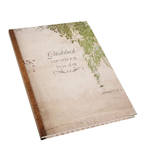 Logbuch-Verlag Gästebuch - Guestbook - Livre D'Or - internationales Gäste Buch braun Vintage Blankobuch Notizbuch Hotel Pension Logbuch-Verlag Gästebuch - Guestbook - Livre D'Or - internationales Gäste Buch braun Vintage Blankobuch Notizbuch Hotel Pension von Logbuch-Verlag