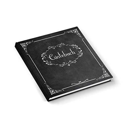 Logbuch-Verlag Gästebuch SCHWARZ WEISS Hochzeitsgästebuch vintage alt wirkend Geburtstag Hochzeit Kondolenz quadratisch 21 x 21 cm Logbuch-Verlag Gästebuch SCHWARZ WEISS Hochzeitsgästebuch vintage alt wirkend Geburtstag Hochzeit Kondolenz quadratisch 21 x 21 cm von Logbuch-Verlag
