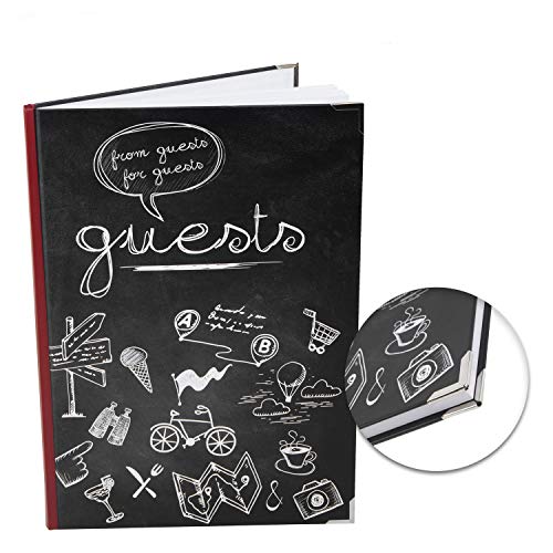 Logbuch-Verlag Gästebuch international GUESTS - Gäste Buch DIN A4 leer blanko zum Eintragen Einschreiben für Pension Ferienwohnung Hotel von Logbuch-Verlag