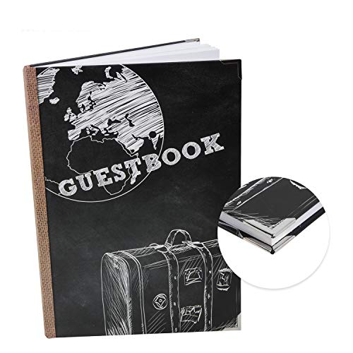Logbuch-Verlag leeres Gästebuch GUESTBOOK schwarz weiß DIN A4 international - Gäste Buch zum Einschreiben Hotel Ferienwohnung Logbuch-Verlag leeres Gästebuch GUESTBOOK schwarz weiß DIN A4 international - Gäste Buch zum Einschreiben Hotel Ferienwohnung von Logbuch-Verlag