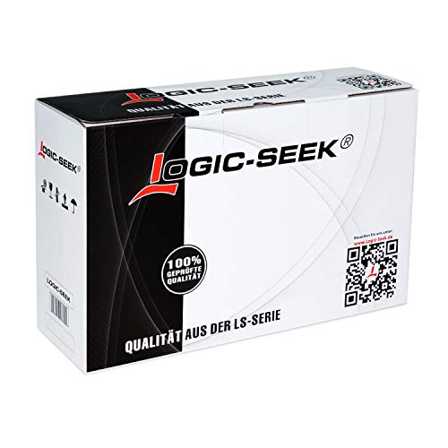 Logic-Seek 2 Schriftbänder kompatibel für Brother TZE-155 TZ-155 24mm/8m Weiß auf Transparent P-Touch 2430PC 3600 9700 D600VP D800W E300VP E550WVP H500LI P700 P750WVP von Logic-Seek