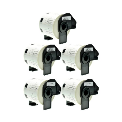 Logic-Seek 5X Adress-Etiketten 29mm x 62mm kompatibel für Brother DK11209 - je 800 Stück P-Touch QL-1050 1060N 500 550 560 570 580 700 500 A BS BW 560 VP YX 580N 650TD 710W 720NW von Logic-Seek