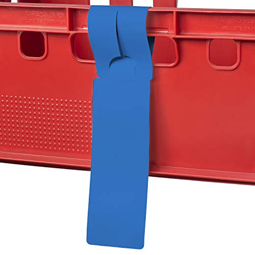 1000 Stück Schlaufenetiketten 69 x 381 mm, blau 1000 Stück Schlaufenetiketten 69 x 381 mm, blau von Logiplast