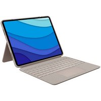 Logitech COMBO TOUCH Tablet-Tastatur sand geeignet für Apple iPad Pro 12,9" 5. Gen (2021) von Logitech