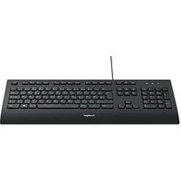 Logitech Corded Keyboard K280e Tastatur kabelgebunden schwarz von Logitech