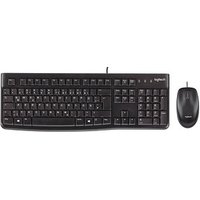Logitech MK120 Tastatur-Maus-Set kabelgebunden schwarz von Logitech