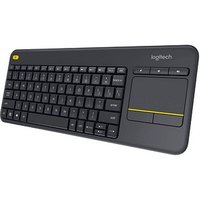 Logitech K400 Plus Tastatur kabellos schwarz von Logitech