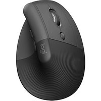 Logitech Lift Maus ergonomisch kabellos graphit von Logitech