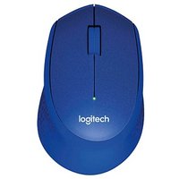Logitech M330 Silent Plus Maus kabellos blau von Logitech