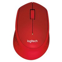 Logitech M330 Silent Plus Maus kabellos rot von Logitech