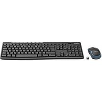 Logitech MK270 Tastatur-Maus-Set kabellos schwarz, grau von Logitech